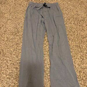 Bamboo Cool Lounge Pants Men's Medium Gray Pull On Drawstring Viscose Pockets